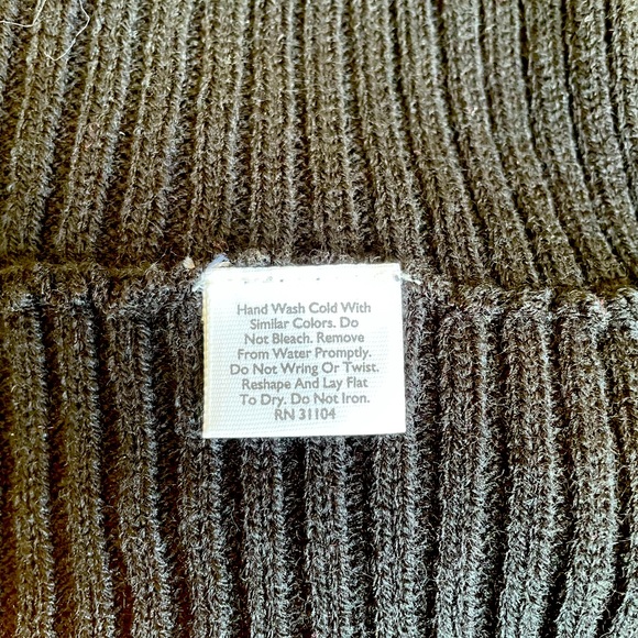 ‼️SALE‼️$25 Like/Bundle/Offer Barely Worn Black Kim Rogers Ribbed Open Cardigan - Picture 4 of 4